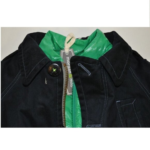 NWT! Morgan & Milo Hendrix 2 in 1 Jacket Navy Military Coat +green Nylon 4/5 $90 - Picture 3 of 6